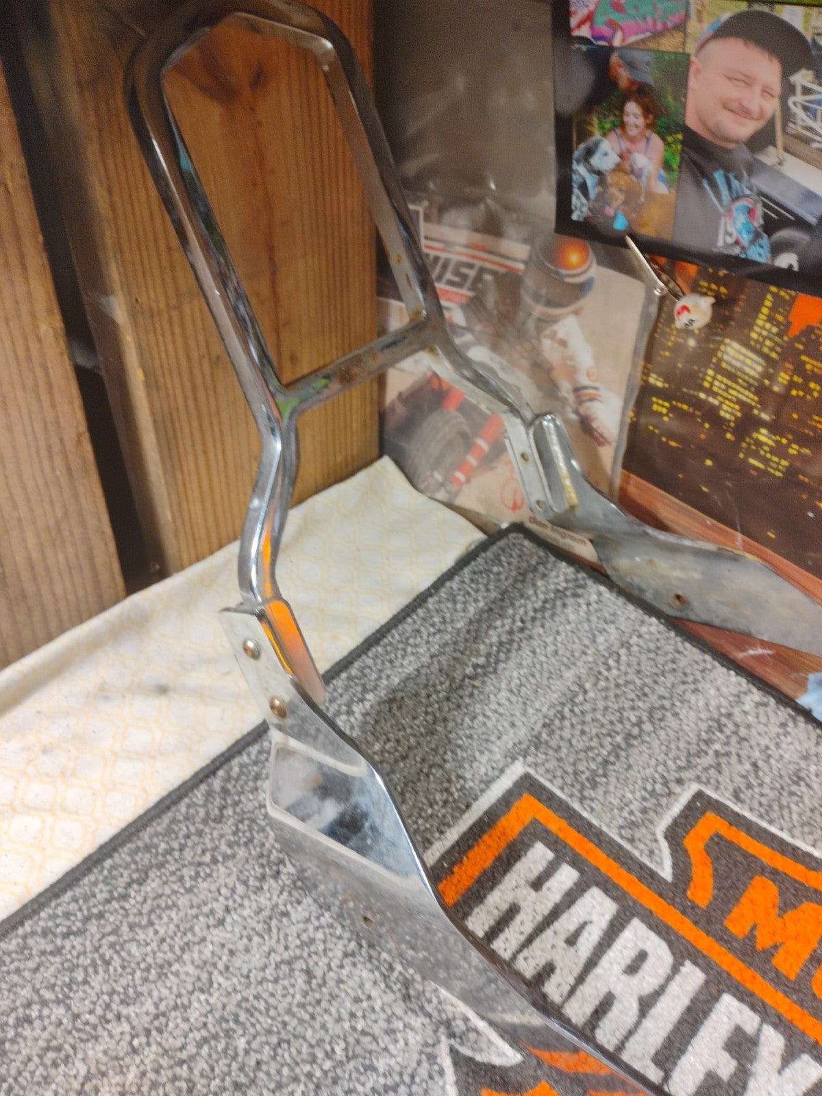 Passenger Backrest Sissy Bar for 2000-2011 Yamaha V Star 1100 Dragstar 1100