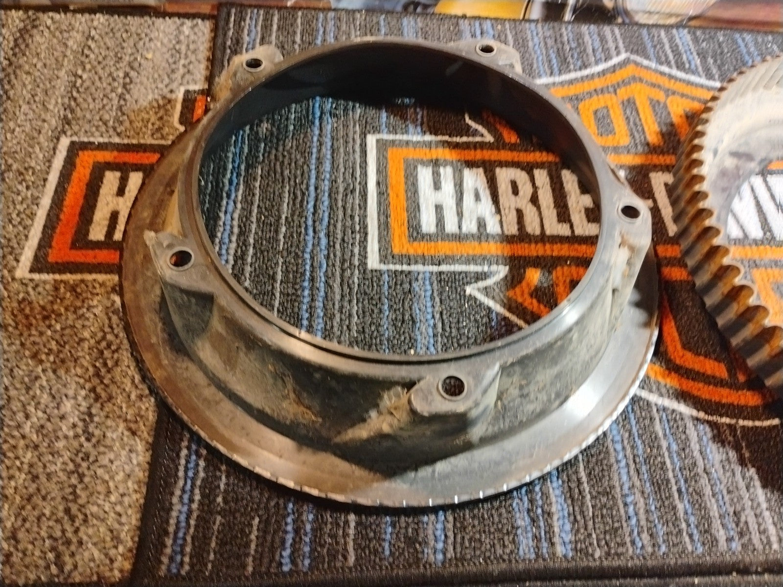 2001 BUELL BLAST P3 REAR DRIVE BELT PULLEY W/ PULLY SHEILD