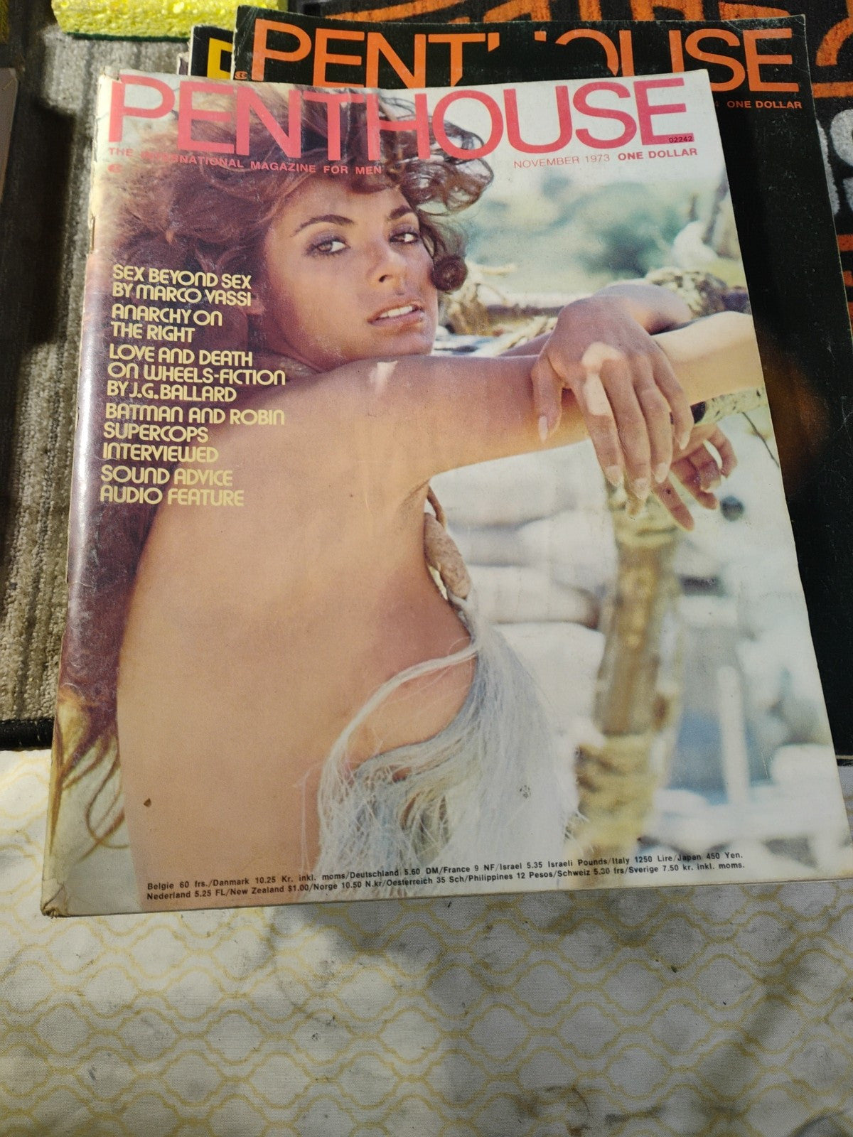 November 1973 Penthouse Magazine Love And Death J.G.Ballard Batman And Robin