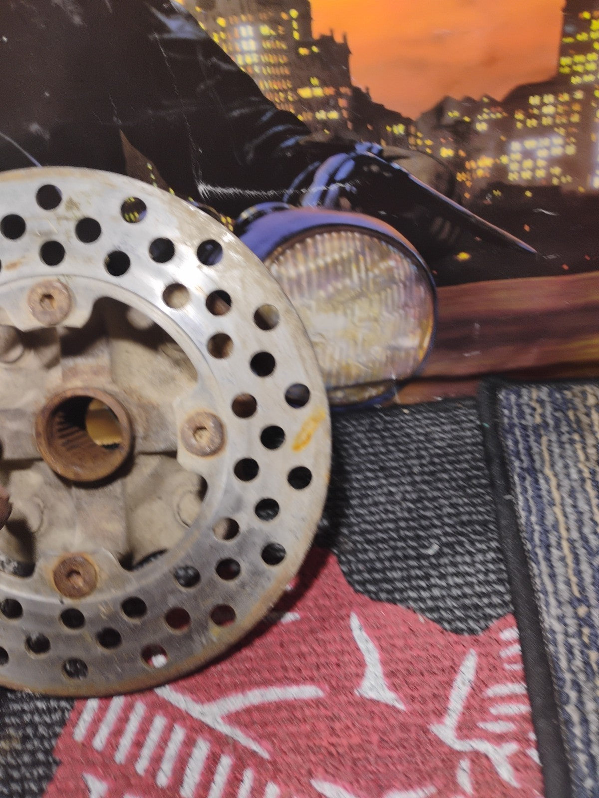 2005 Yamaha Kodiak 400 front hub with rotor 