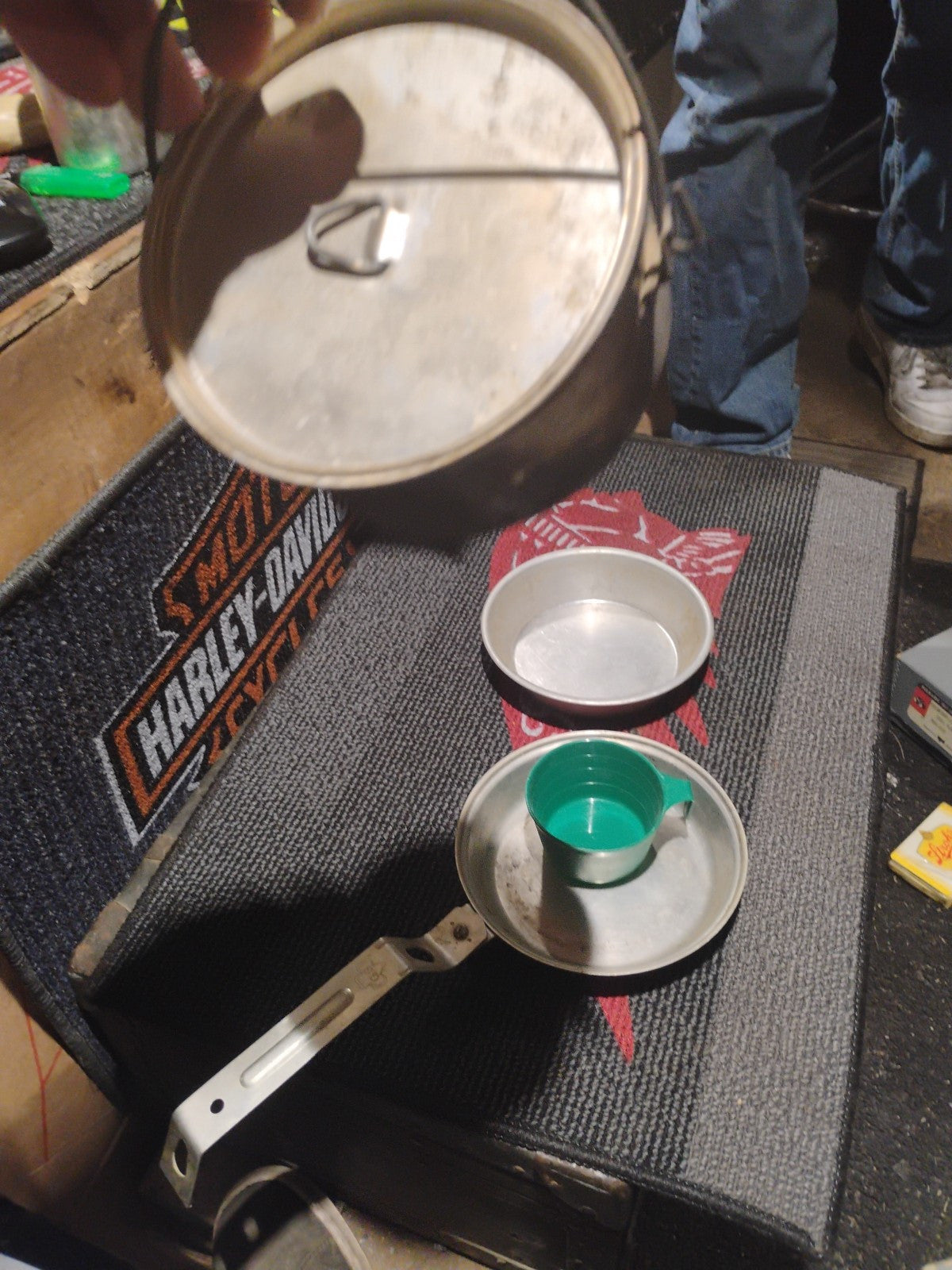 Vintage Boy Scouts of America Mess Kit Cooking Camping Set Missing Canvas Bag