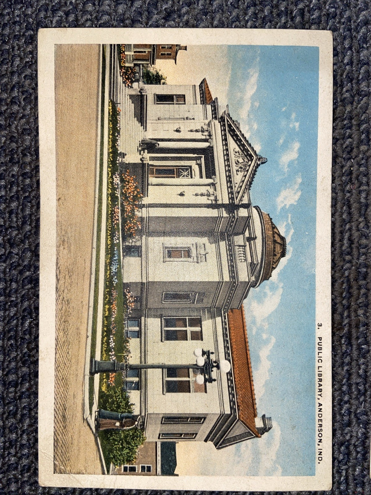 Lot Of 7 Vintage Landmark Anderson IN Post Cards 1930s