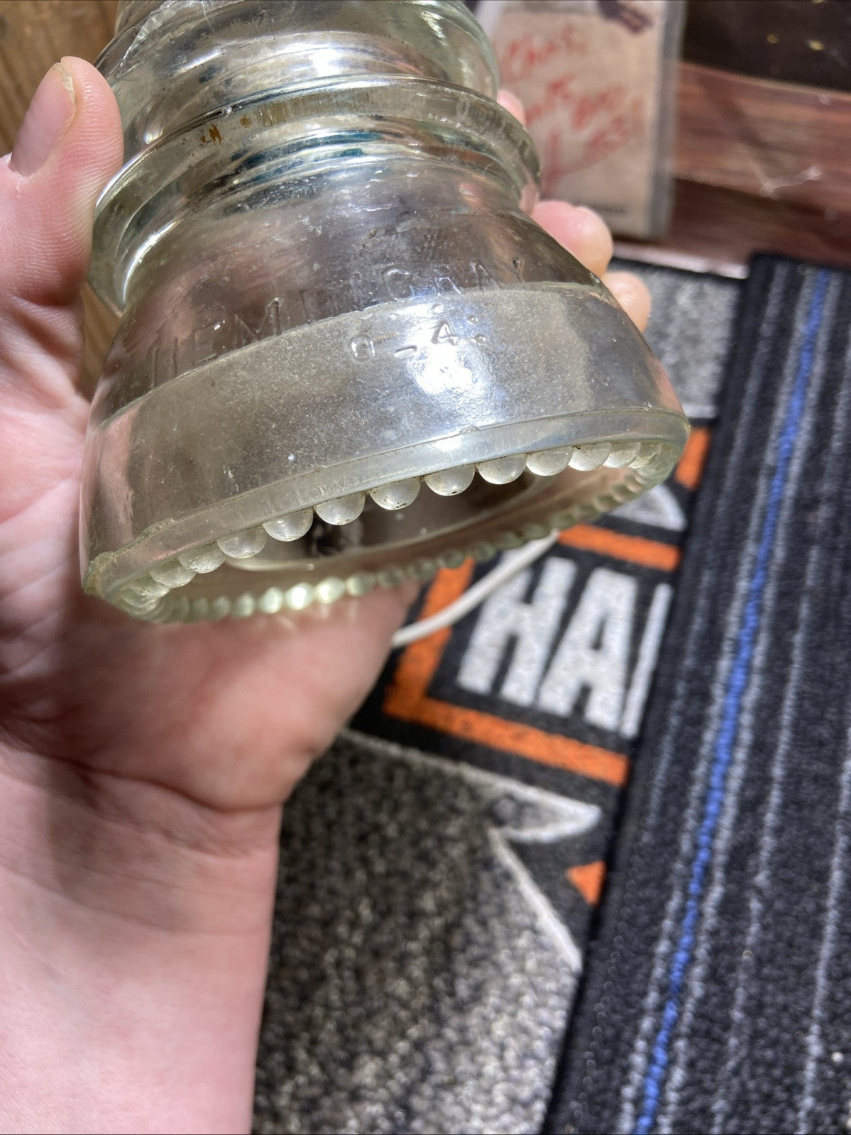 Vintage-Hemingway Insulator- Clear