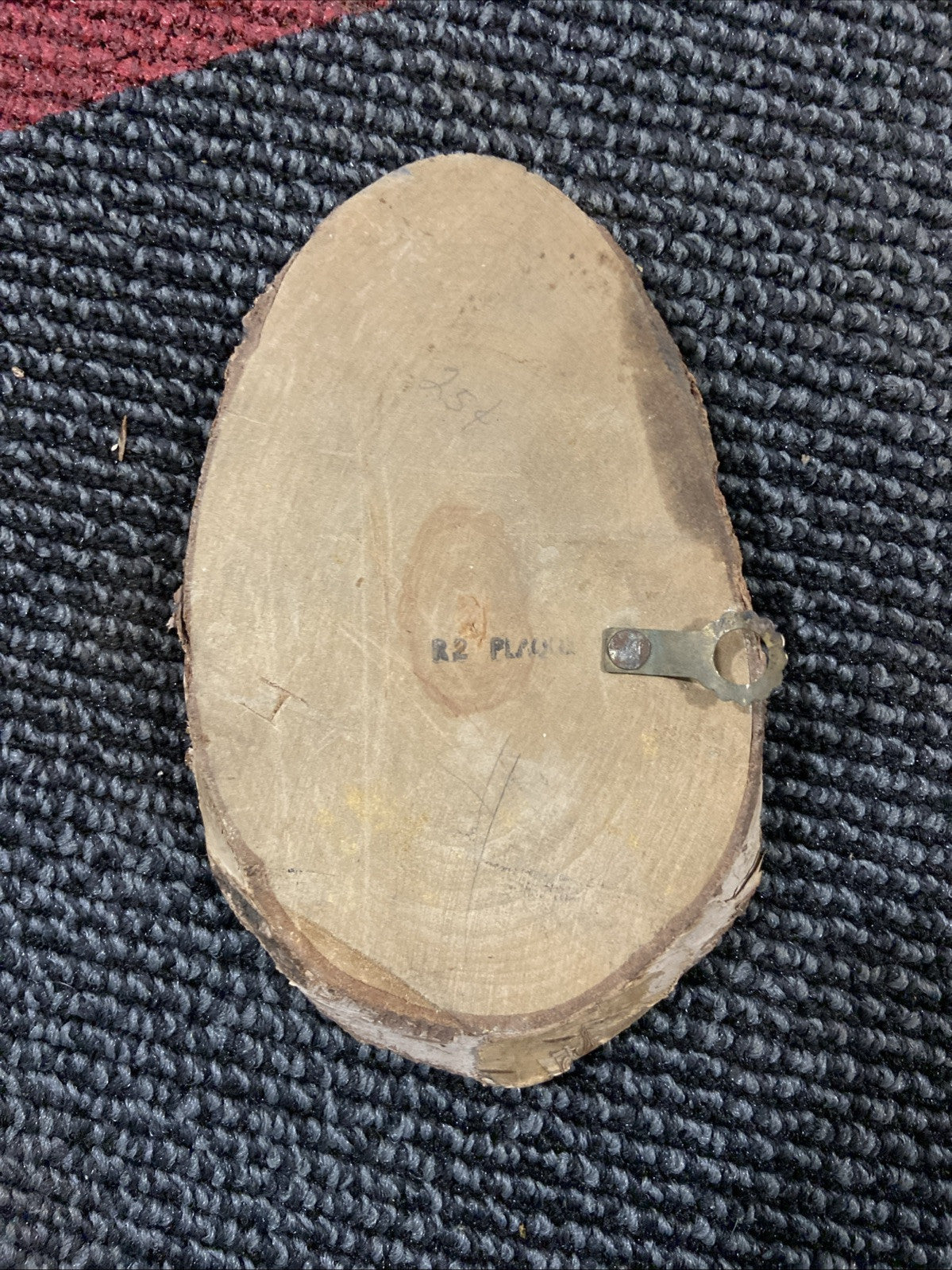 Vintage Wood Slice Art Souvineer Kentucky 