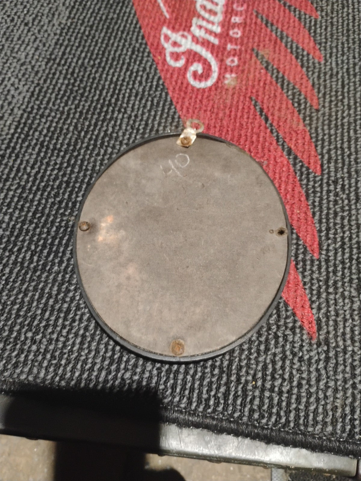 Vintage Norman Rockwell Raised Relief Print Oval Frame