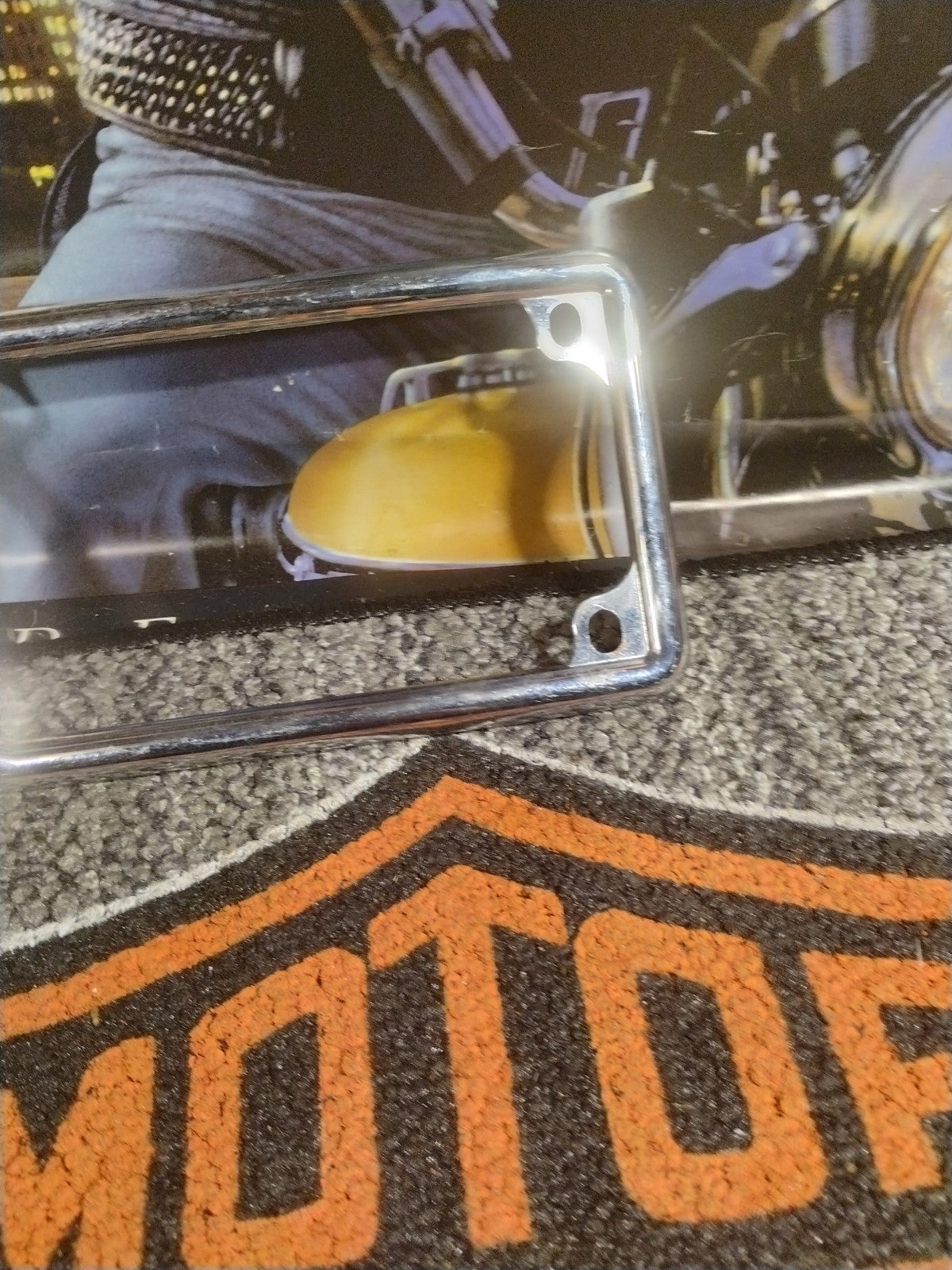 J&P Cycles 4" x 7" License Plate Frame P/N 3400080