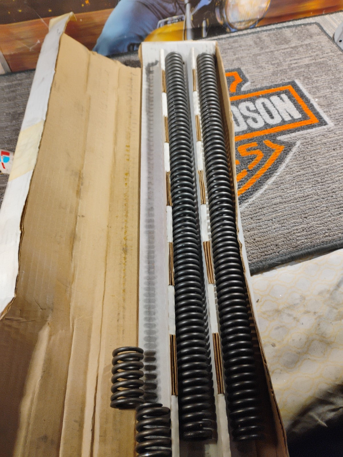 Upgrade your Harley-Davidson's front suspension with these Stock 39mm Showa Fork