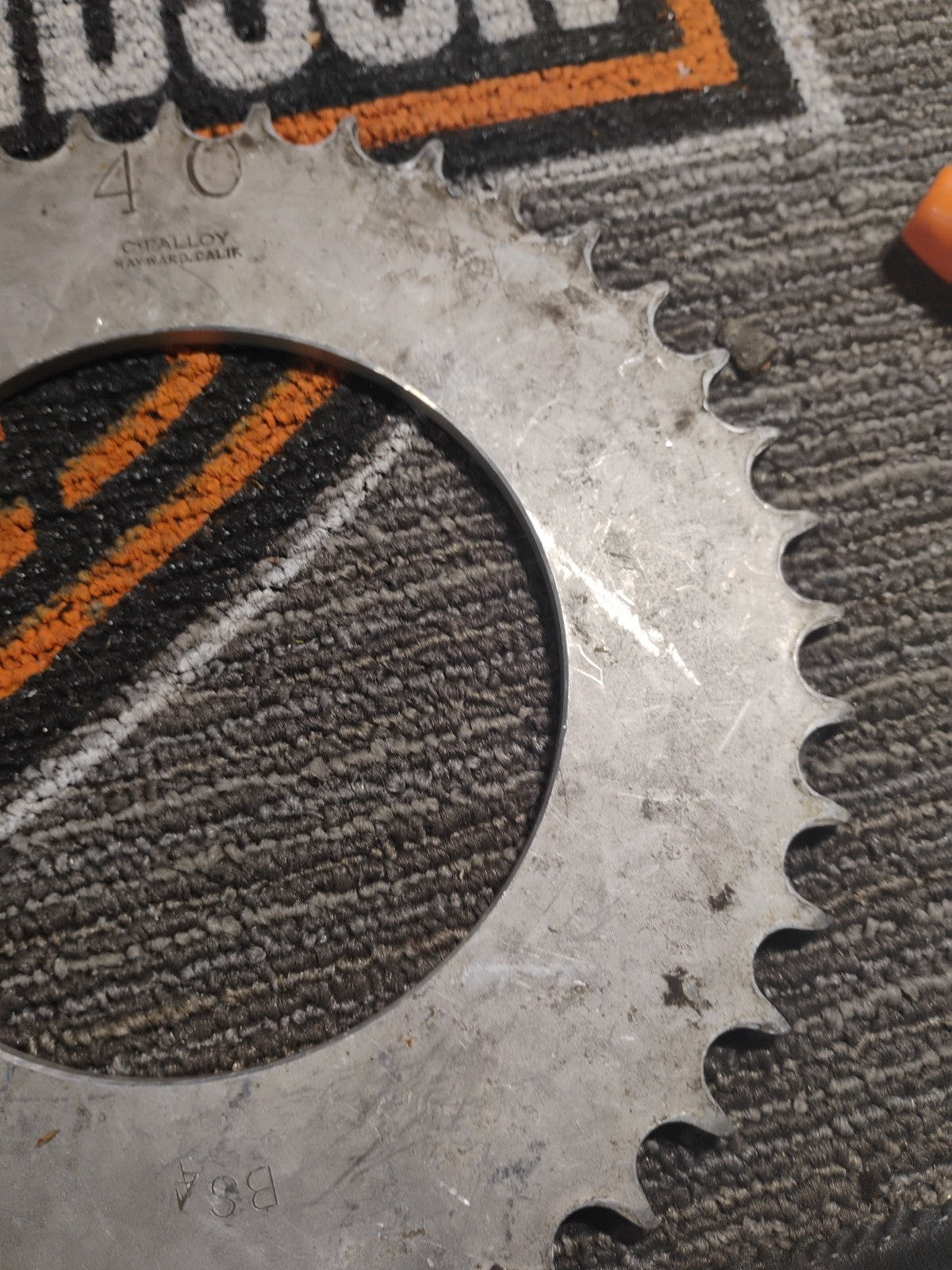 Vintage Flat Track Racin 40 Tooth CTA Alloy Hayward California BSA Rear Sprocket