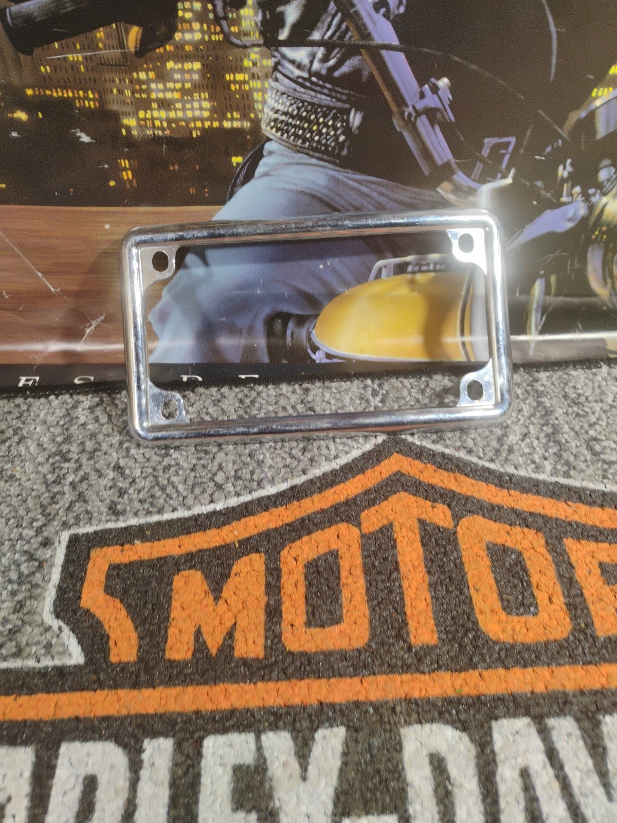 J&P Cycles 4" x 7" License Plate Frame P/N 3400080