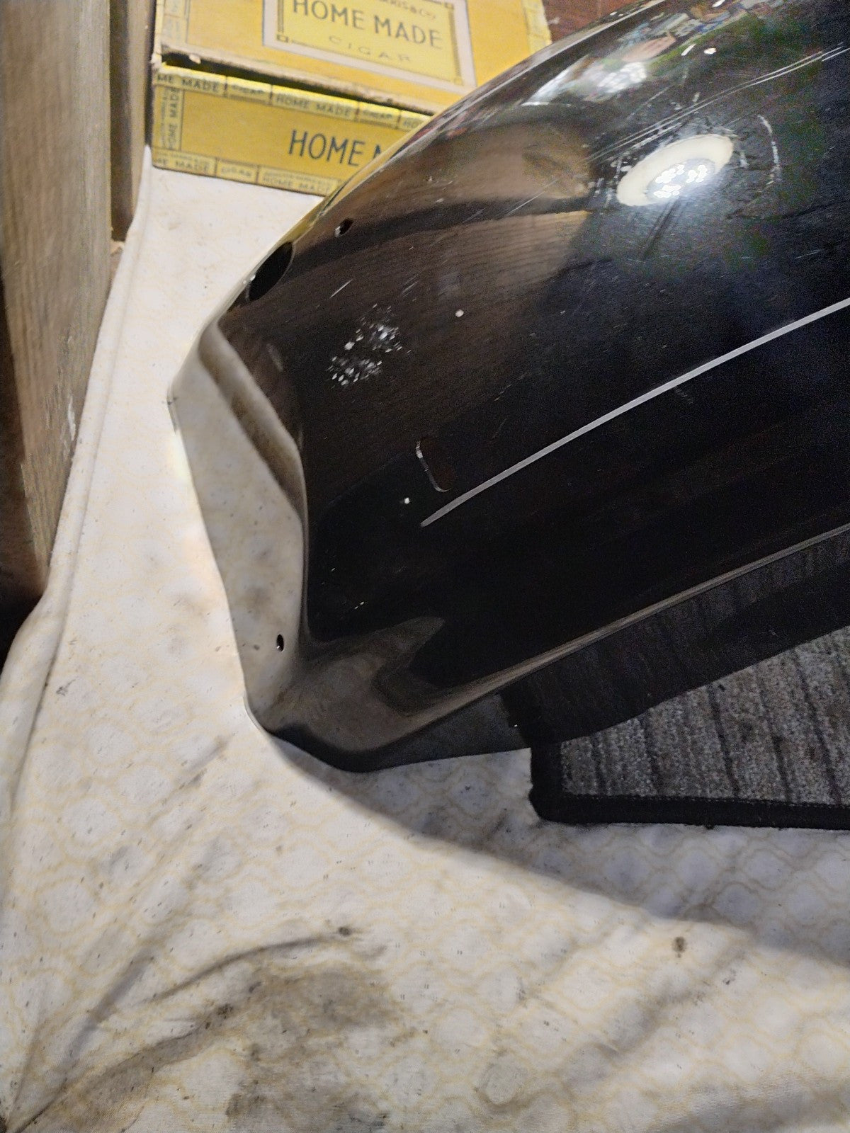 2010-2023 Harley Touring Rear Fender Vivid Black w/ Pinstripe FLHXS FLTRXS