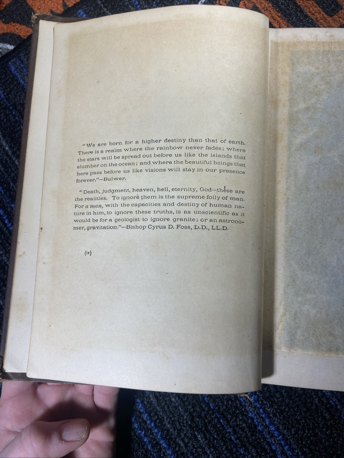 The Golden Dawn Light of The Great Future by Rev JH Potts VG. 1880