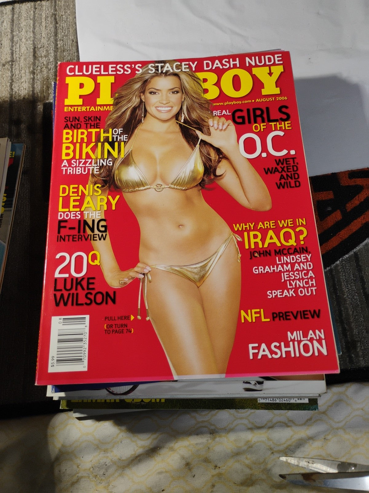 Play Boy Magazine August 2006 Nicole Voss & Girls of tge O.C.