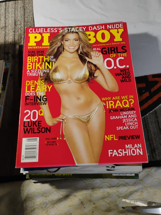 Play Boy Magazine August 2006 Nicole Voss & Girls of tge O.C.