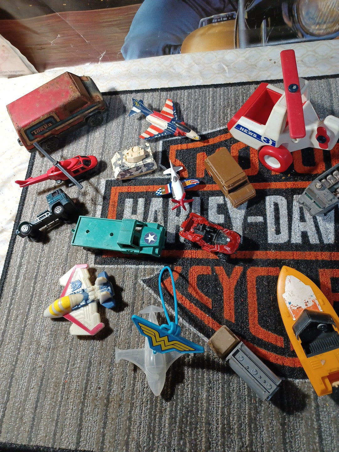 lot of Vintage Toys Army Air Boat Misc 