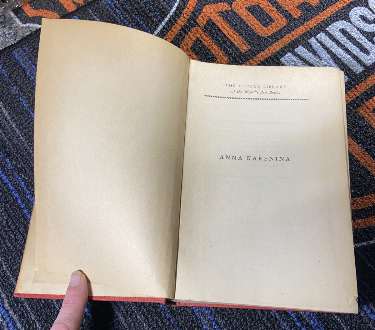 Anna Karenina, Leo Tolstoy, Modern Library, HB