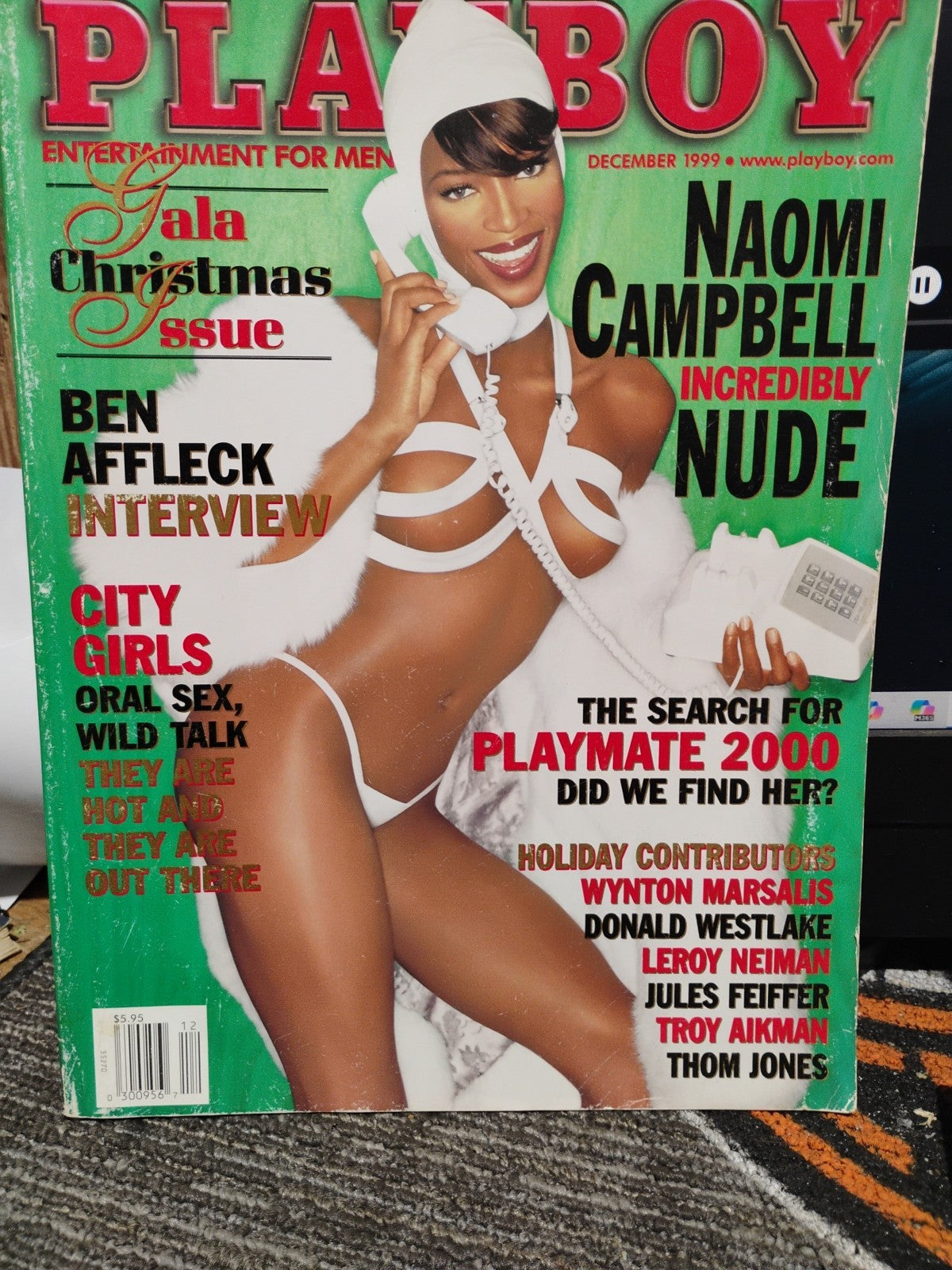 Playboy Magazine Bk Issue December 1999 Playmate Brooke Richards Naomi Campbell