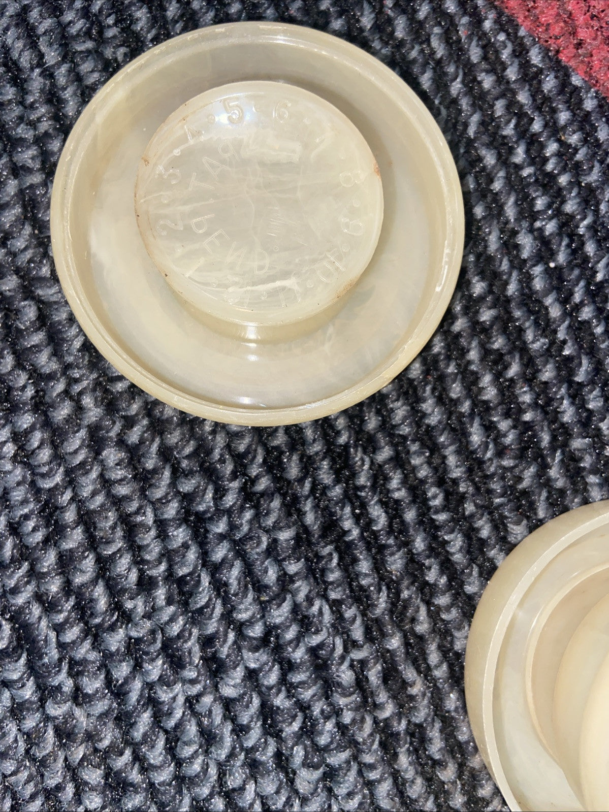 Stanhome Collapsible Travel Drinking Cup and Lid w/ Pill Holder Vintage