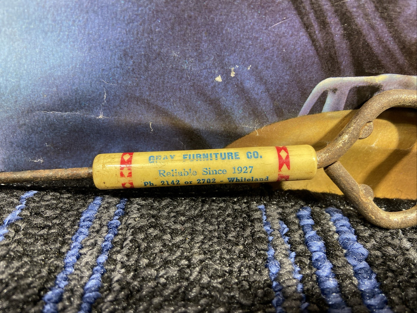 Vintage Advertising Bottle Opener GRAY Furniture Co. Indiana