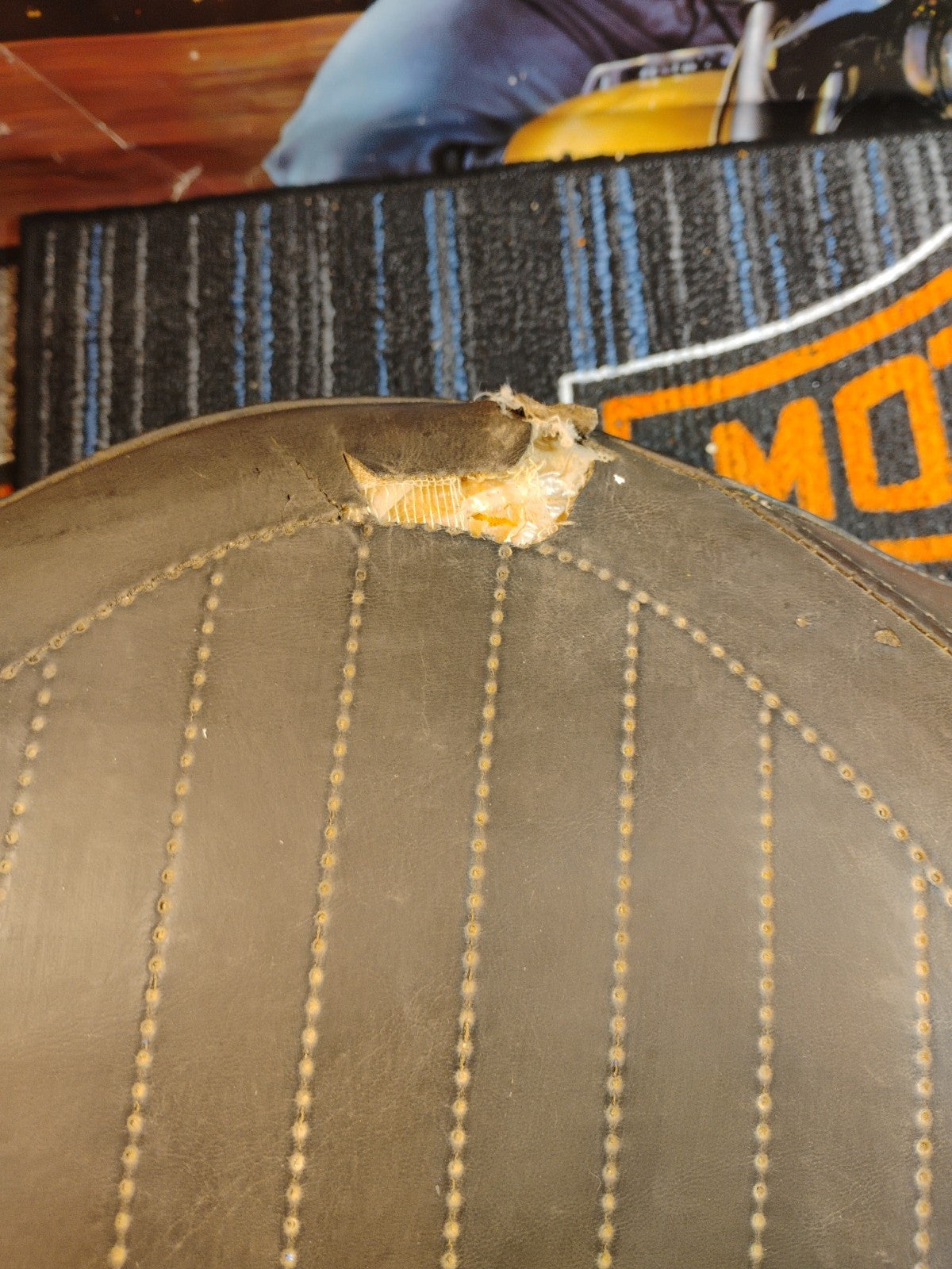 Original harley shovelhead flh 1968 seat assembly