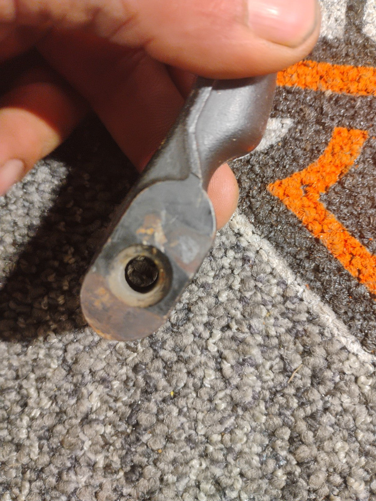 Harley Dyna Super Wide Glide Low Rider Black Rear Exhaust Mount Bracket 65695-06