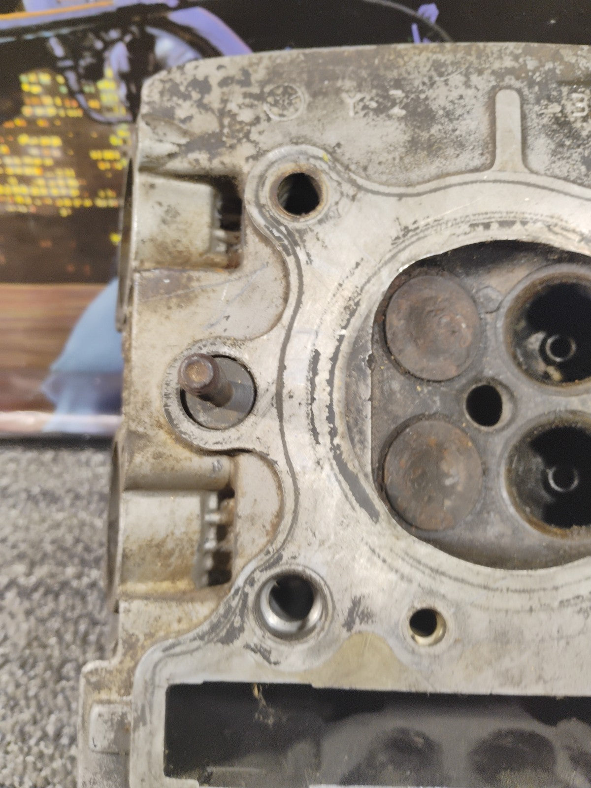 OEM 1984 YAMAHA XT250L CYLINDER HEAD 
