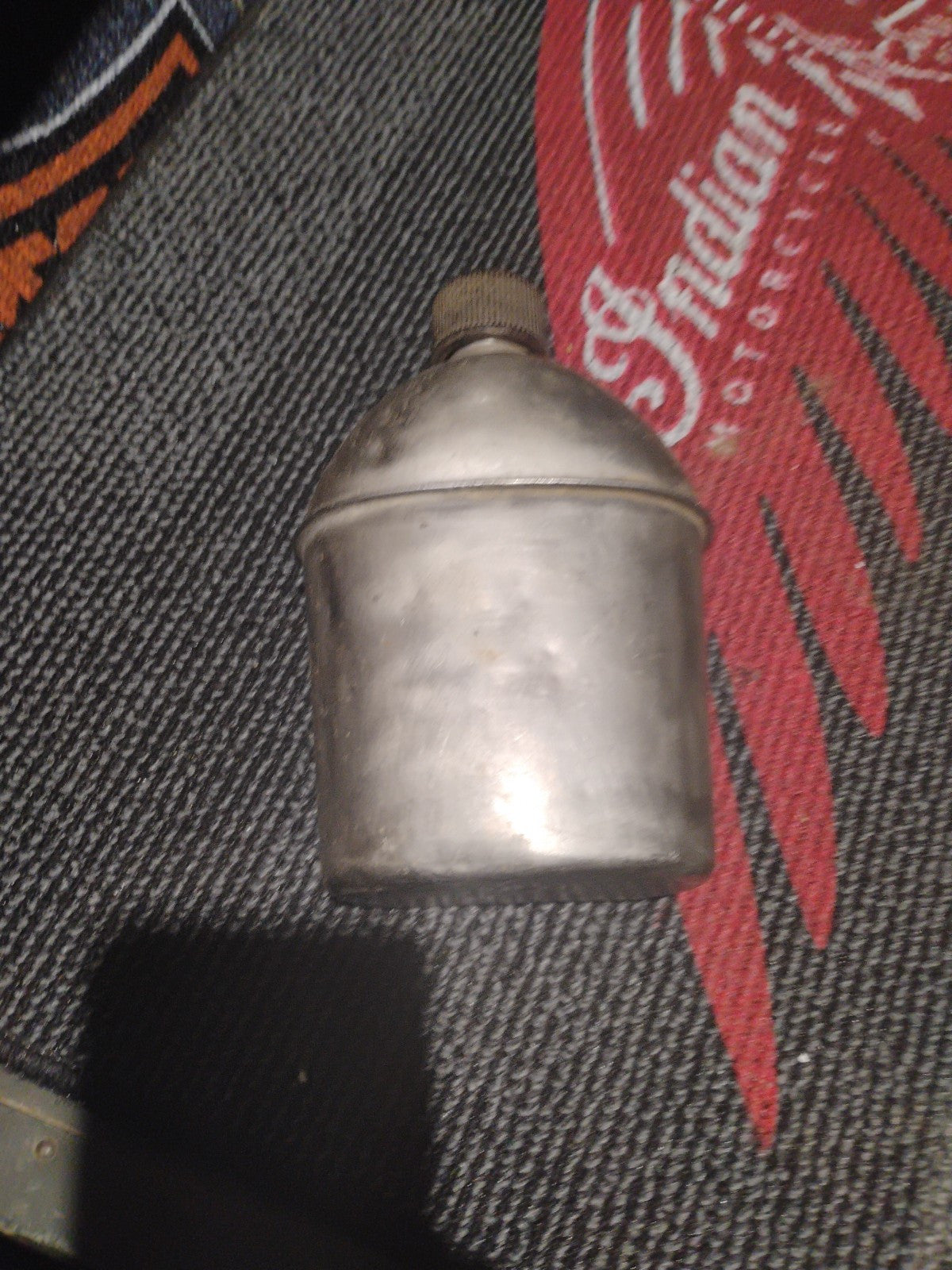 Vintage 1945WWII Canteen G.R.&F. CO  w/ Canvas Holder