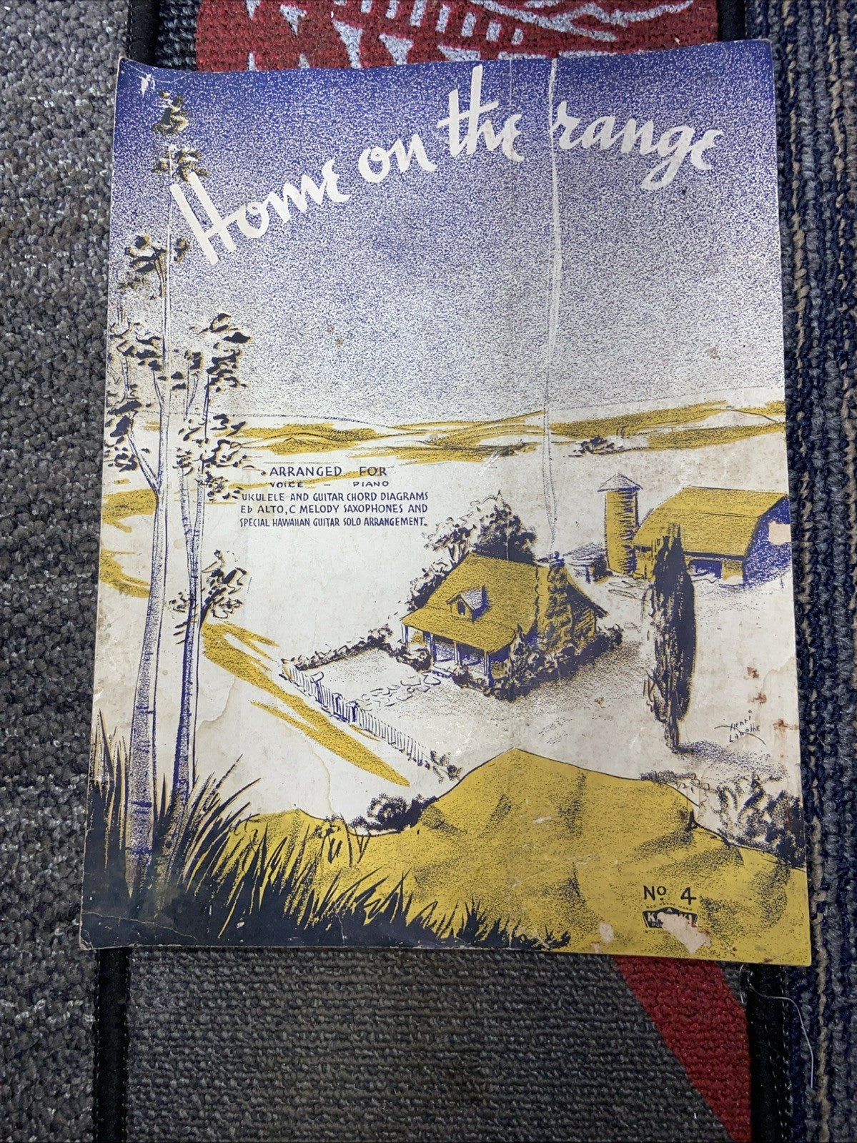 Home On The Range Sheet Music 1938