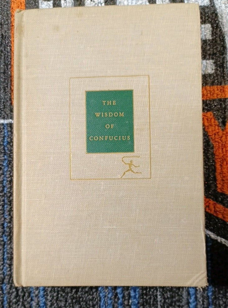 The Wisdom of Confucius, Modern Library, Lin Yutang, 1938 Edition!