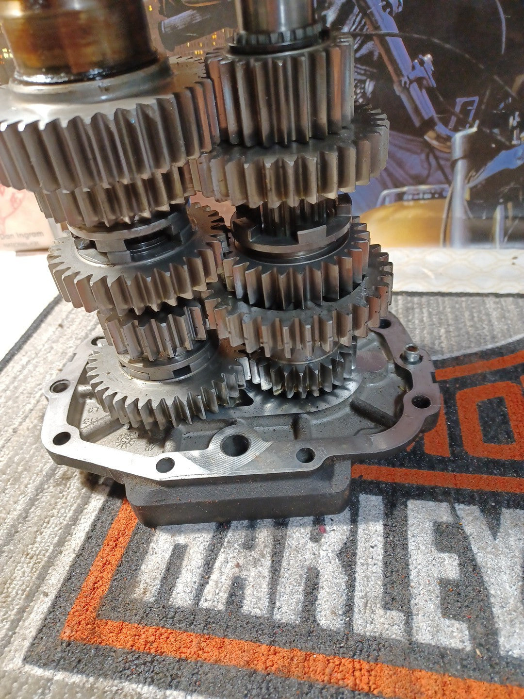 Vintage  OEM Harley-Davidson Big Twin Transmission Gears And Parts 5 speed