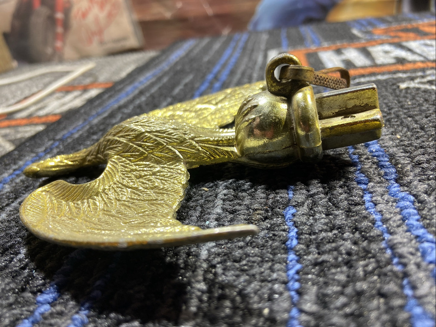 Gold Metal Eagle Finnial Top For Flagpole 