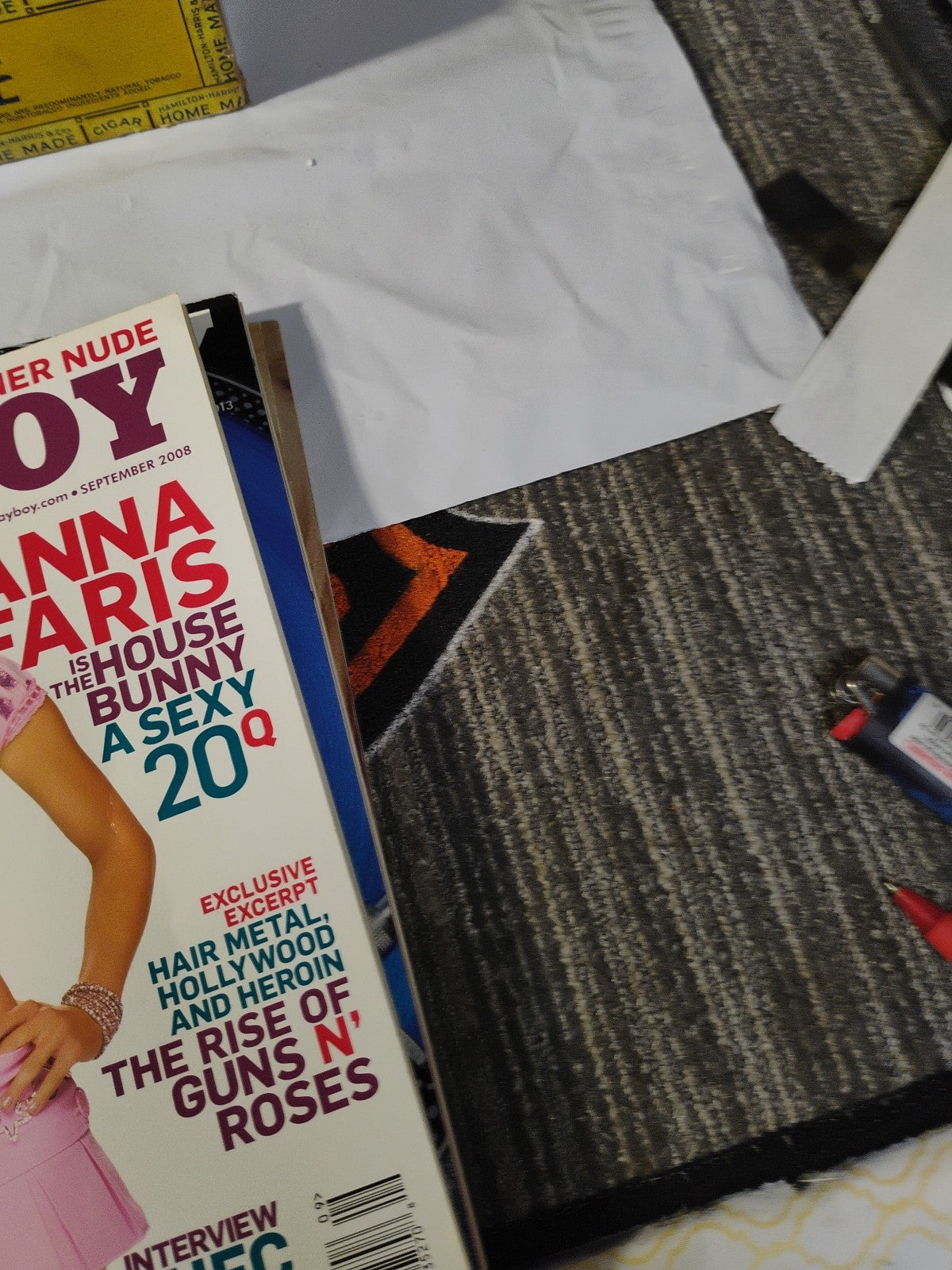 Vtg Playboy Magazine Back Issue September 2008 Anna Faris Playmate Valerie Mason