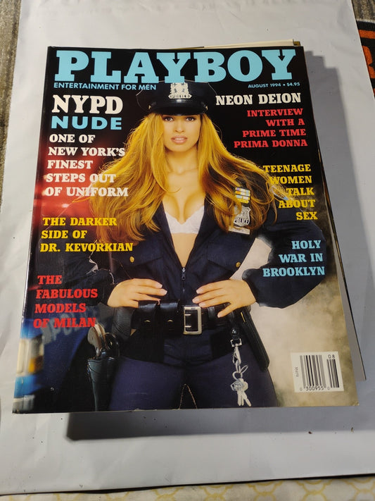 August 1994 Playboy Magazine - Neon Deion Sanders Feature 