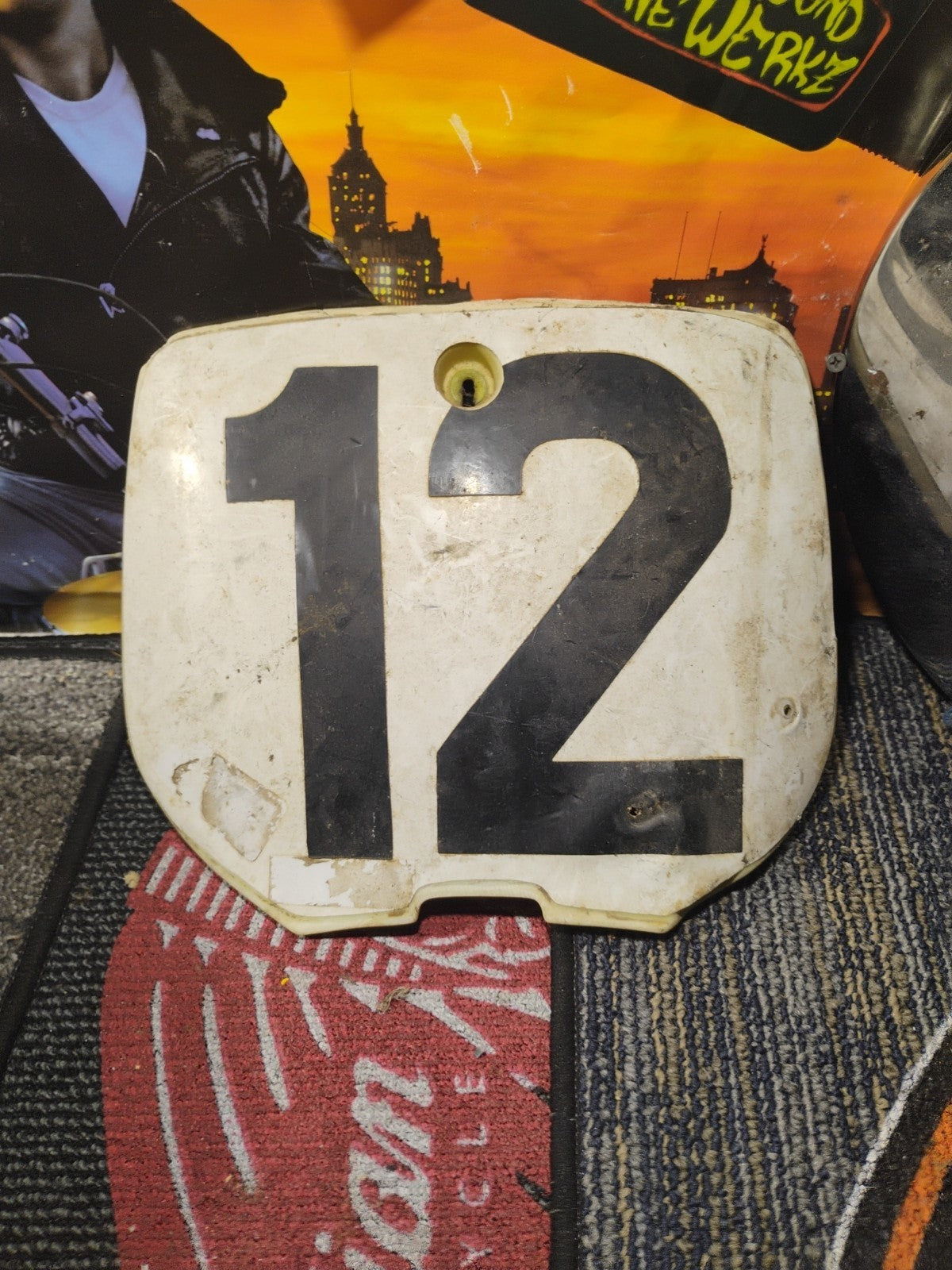 93 Husaberg Number Plates