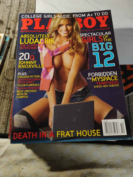 October 2006 Playboy Magazine - Tamara Witmer Cover & Jordan Monroe Playmate - L