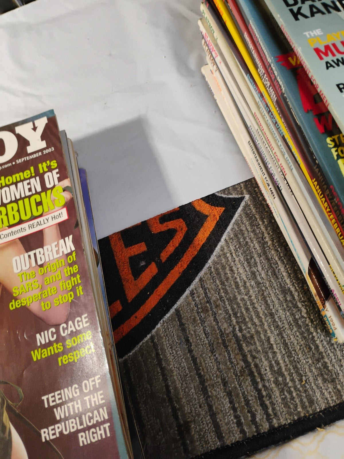 PLAYBOY Magazine FEBRUARY 2008, MICHELLE MCLAUGHLIN Centerfold, WOMEN OF HOOTERS