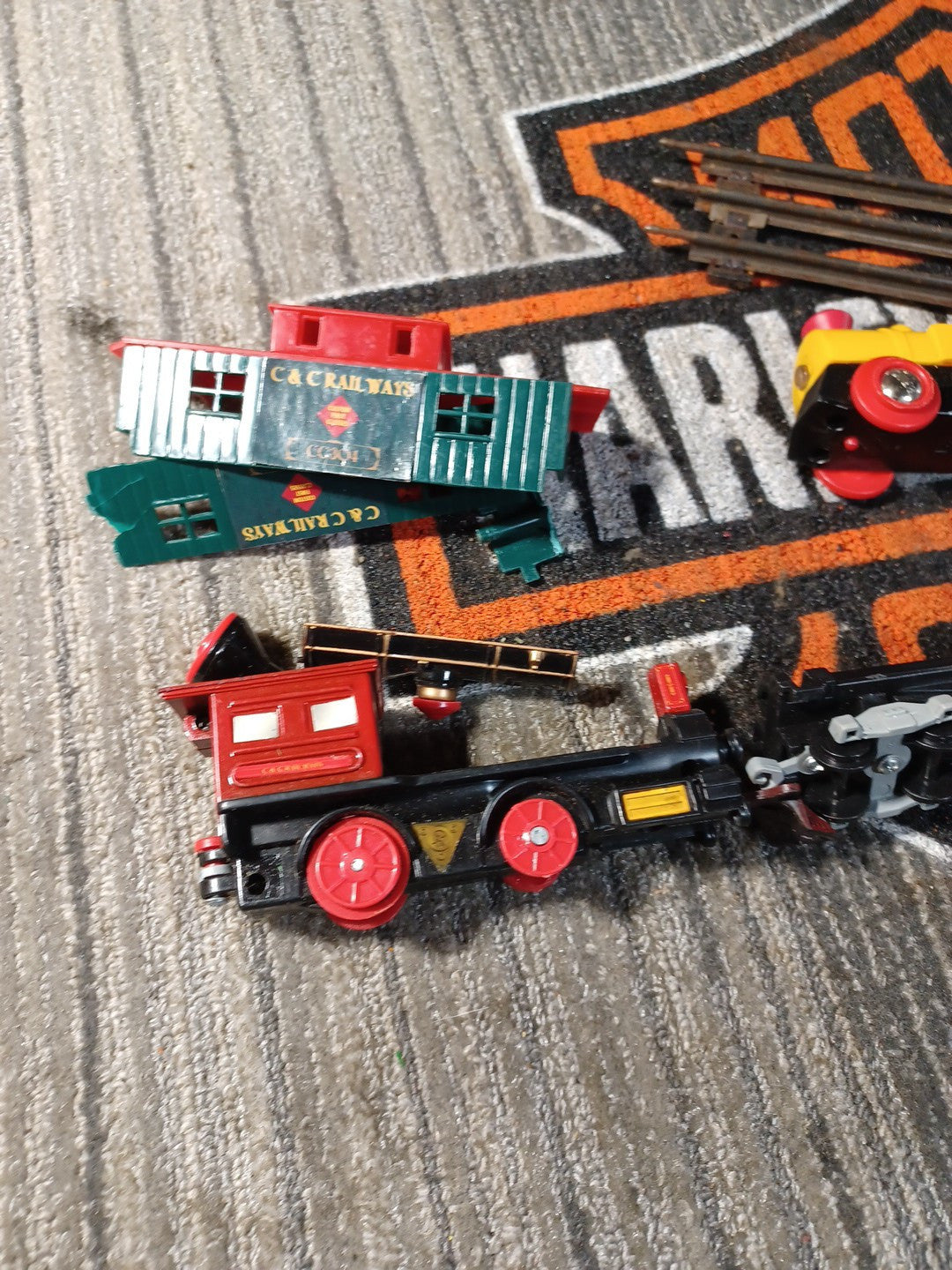 1990 - Vintage "Echo" The Classic Rail Train Set  Parts Lot- USED!