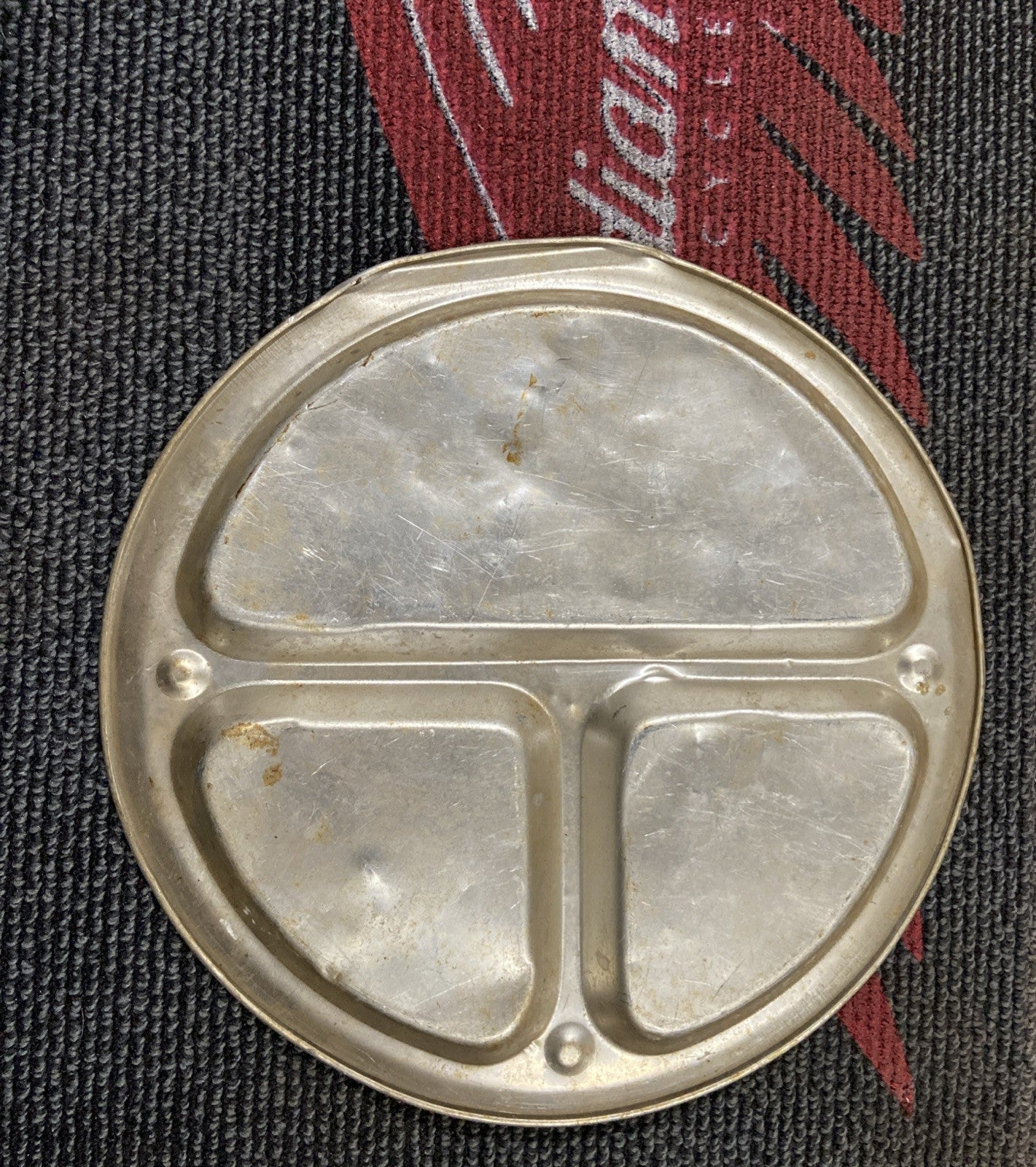 Vintage Aluminum Camping Plate