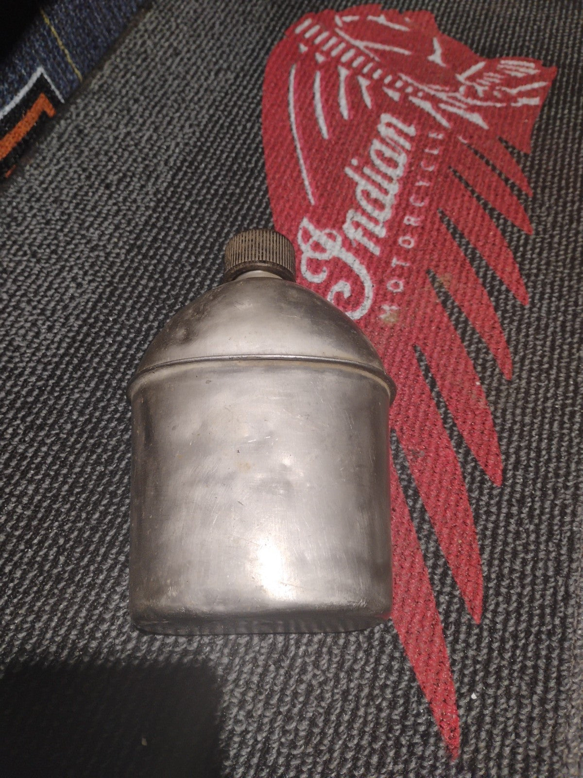 Vintage 1945WWII Canteen G.R.&F. CO  w/ Canvas Holder