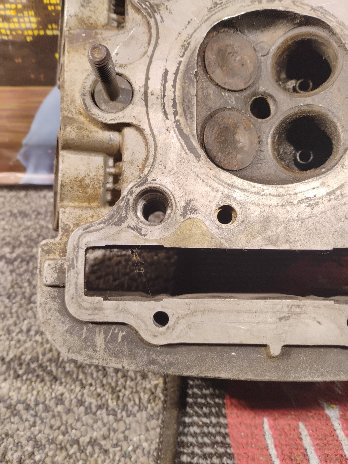 OEM 1984 YAMAHA XT250L CYLINDER HEAD 