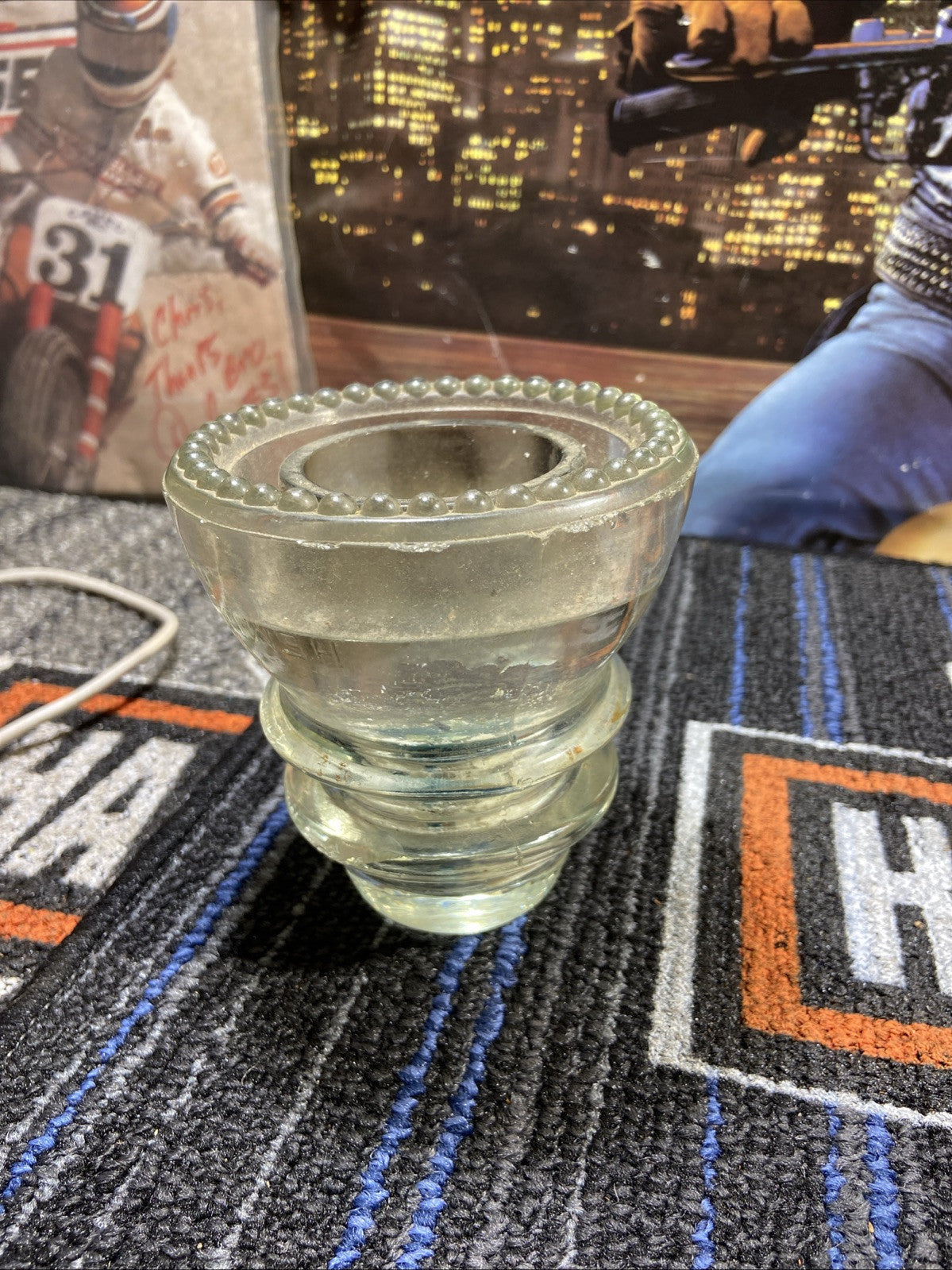 Vintage-Hemingway Insulator- Clear