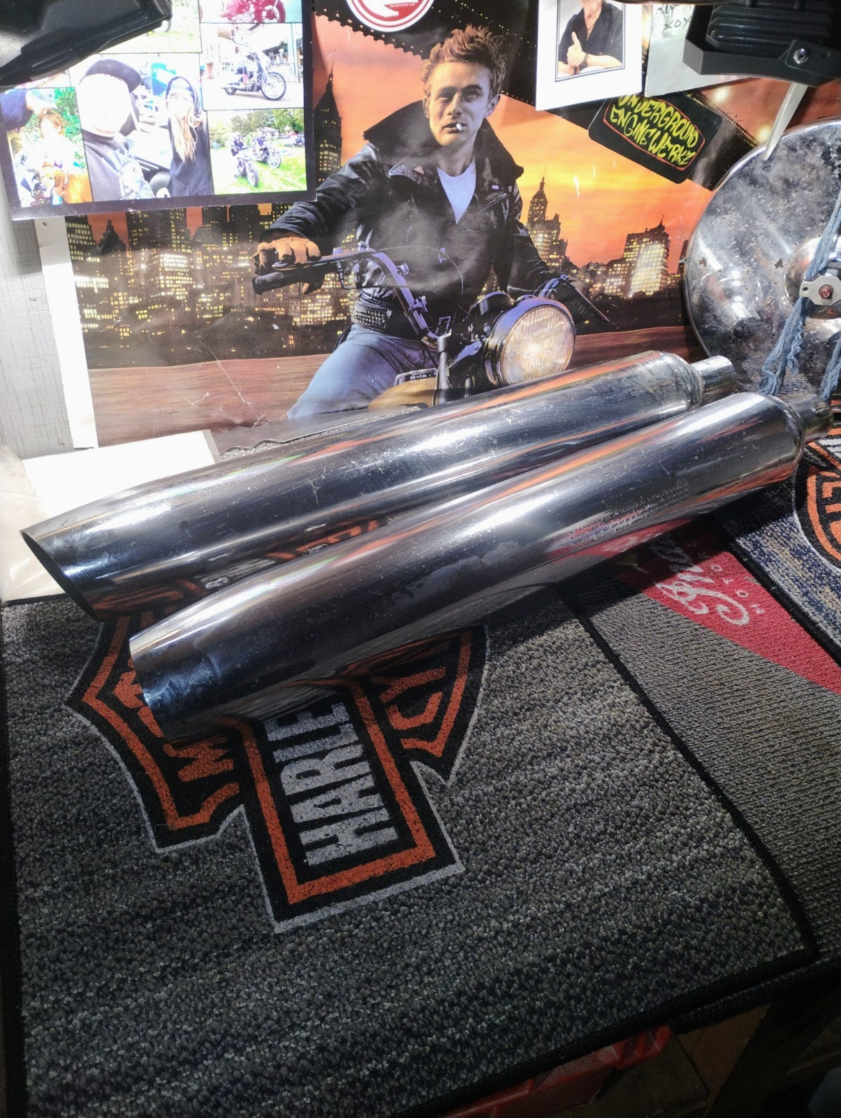 Harley-Davidson Evo Bagger Mufflers OEM 