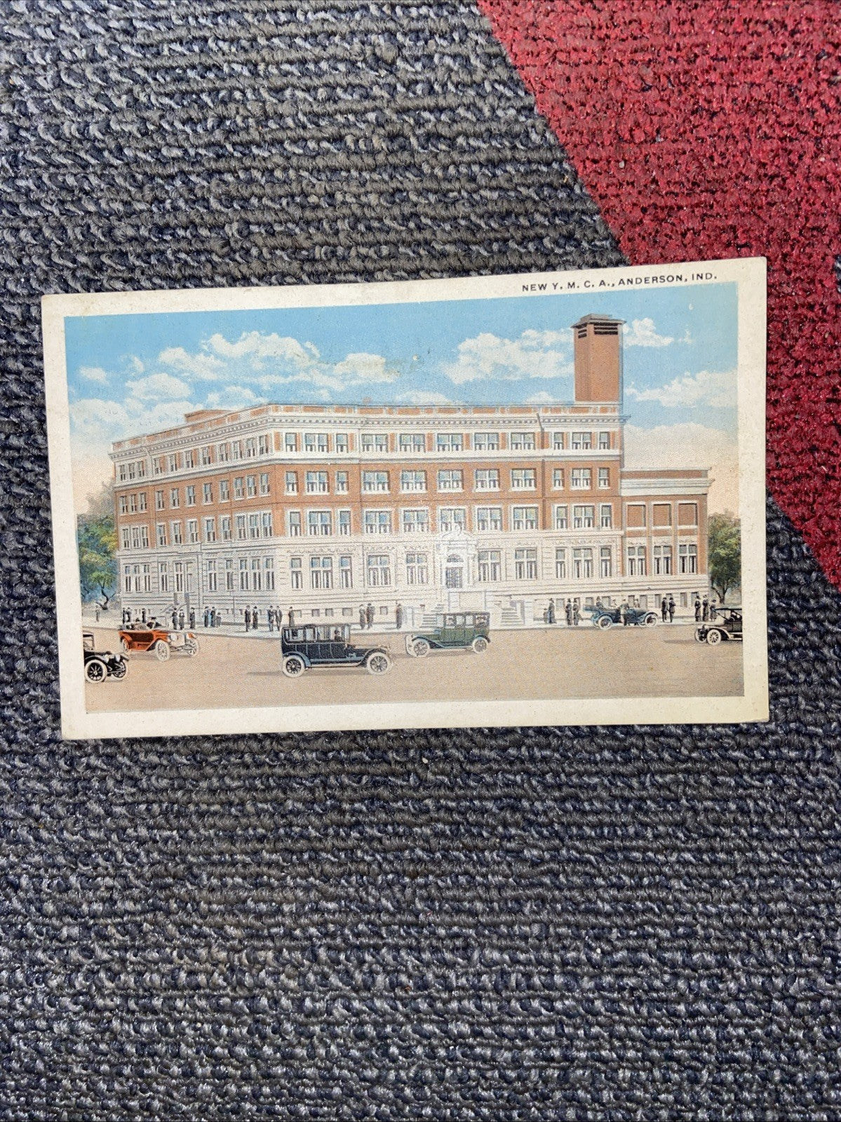 Lot Of 7 Vintage Landmark Anderson IN Post Cards 1930s