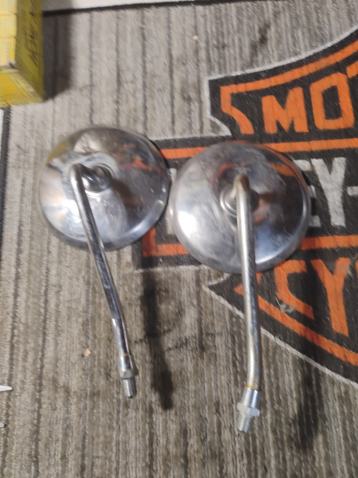 Chrome Motorcycle Rearview Mirrors For Honda CB 350 450 550 600 650 750 900 10mm