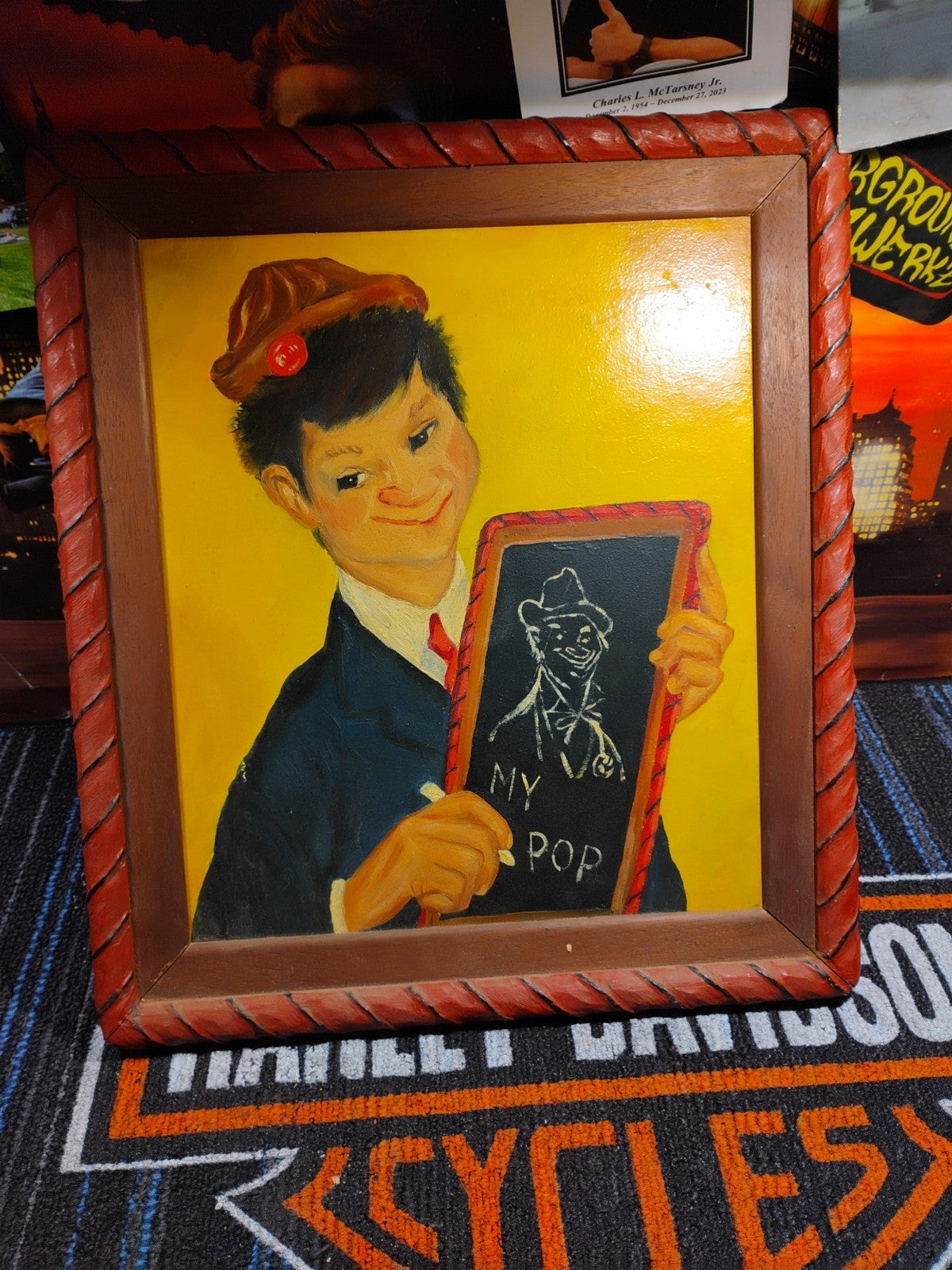 Vintage Henry Major Gay Philosopher's Heir & Offspring Framed Prints Girl & Boy