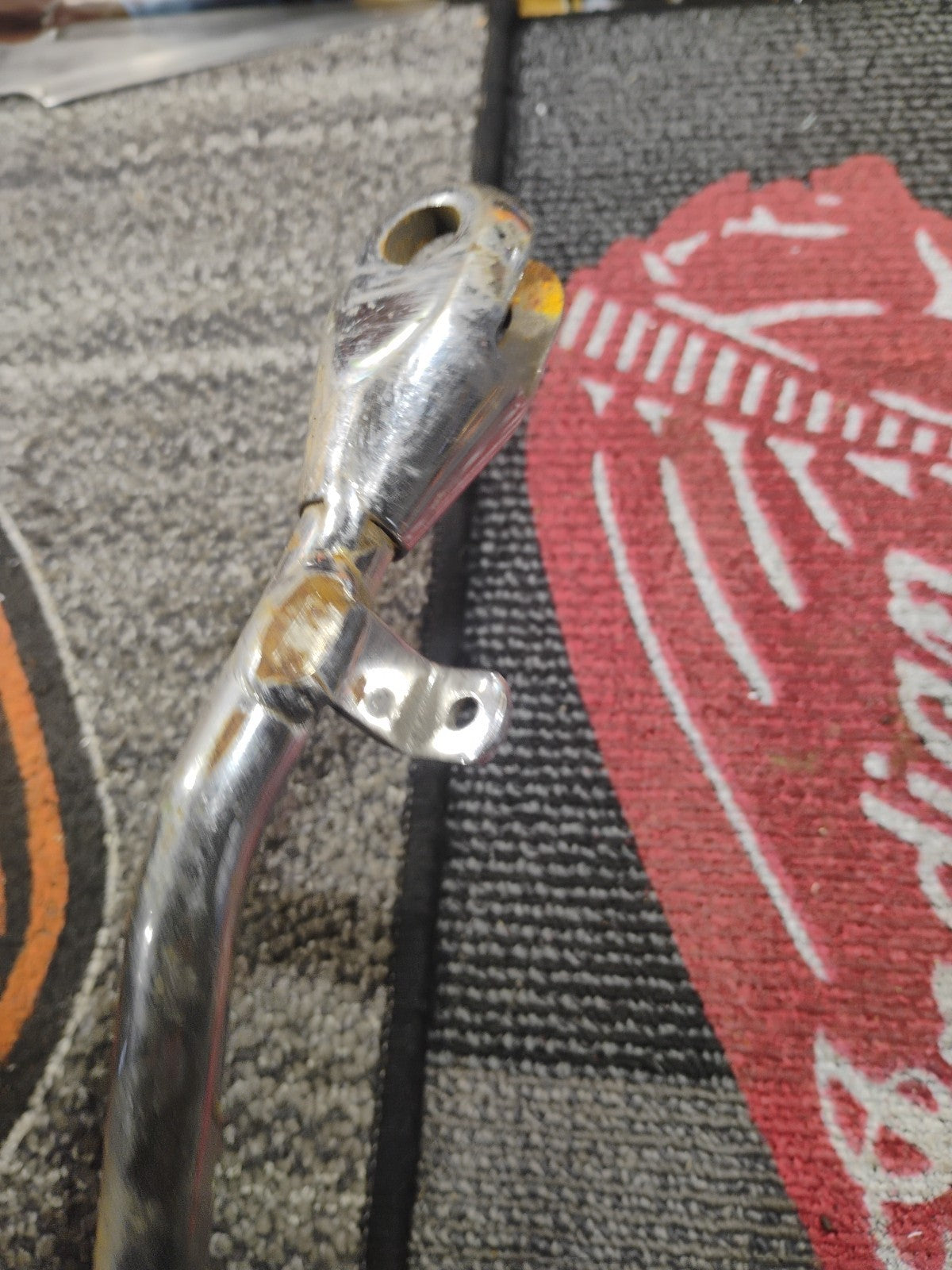 Vintage Harley Ironhead Sportster Kick Stand Old Chrome Chopper Custom Top Sprng