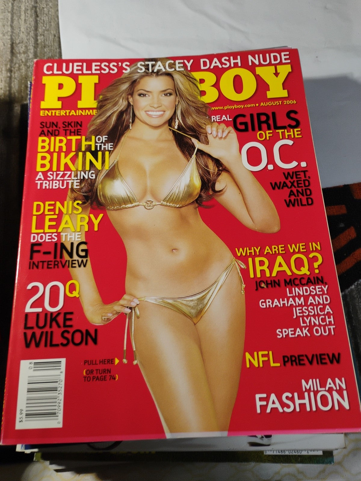 Play Boy Magazine August 2006 Nicole Voss & Girls of tge O.C.