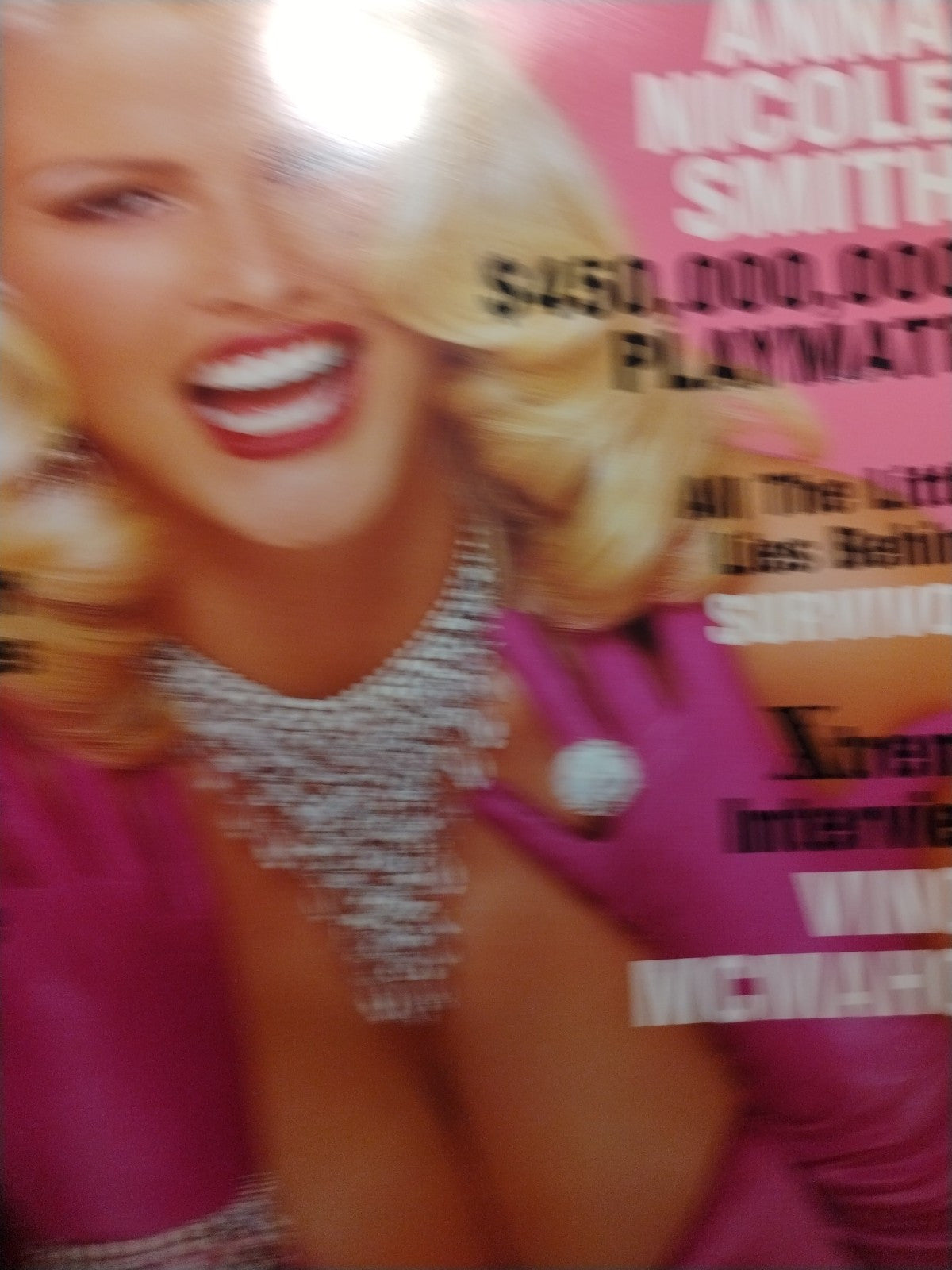 Playboy Magazine February 2001 Anna Nicole Smith Vince McMahon