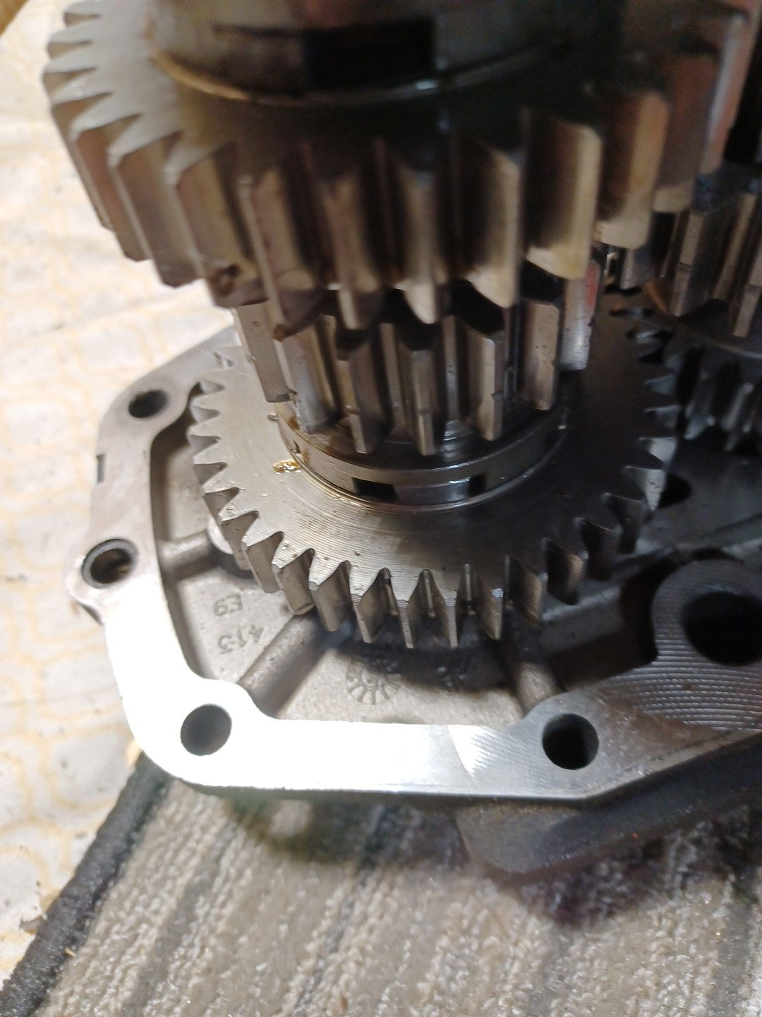 Vintage  OEM Harley-Davidson Big Twin Transmission Gears And Parts 5 speed