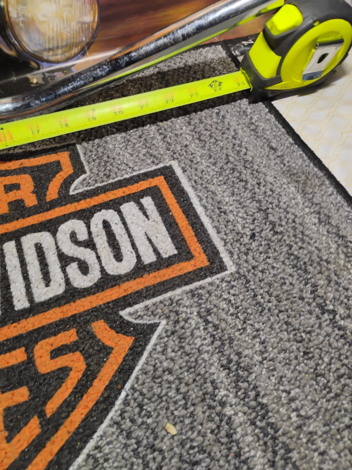 Harley One Inch Diameter Beach Bars Chrome Slight Pull Back