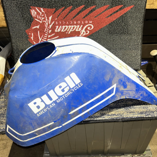 01 BUELL BLAST FUEL TANK COVER BLUE OEM